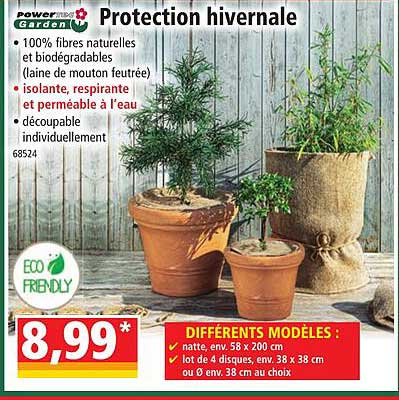 protection hivernale powertec garden