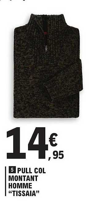 pull col montant homme "tissaia"