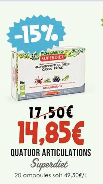 quatuor articulations superdiet