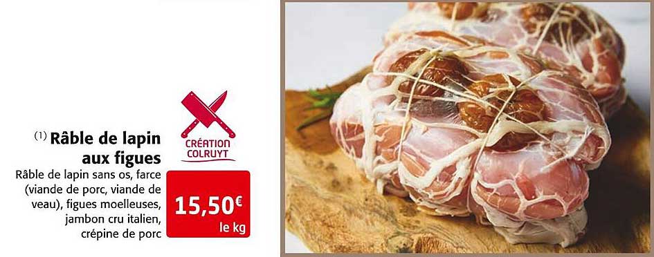 râble de lapin aux figues