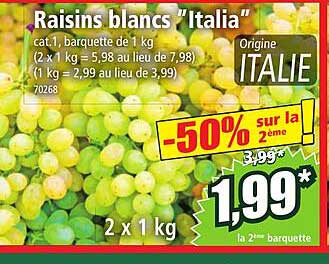 Raisins Blancs "italia"