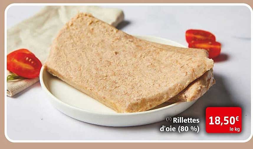 rillettes d'oie (80%)