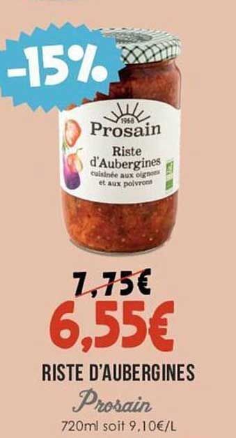 riste d'aubergines prosain