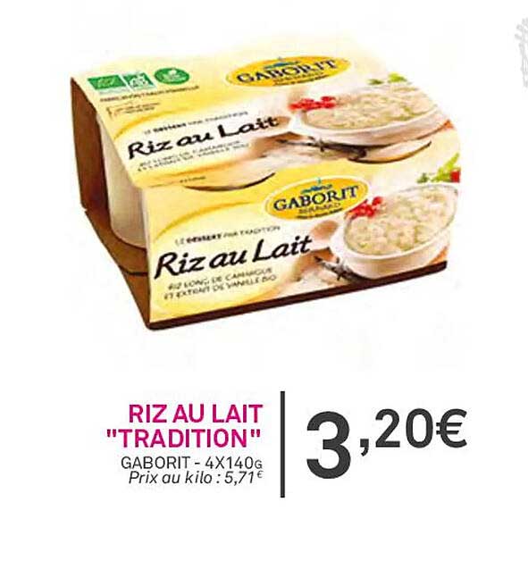Riz Au Lait "tradition" Gaborit