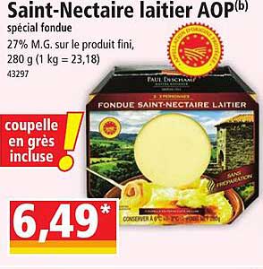 saint-nectaire laitier aop