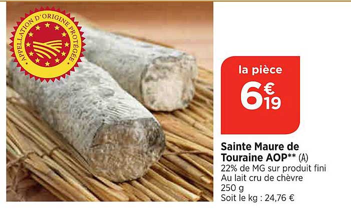 Sainte Maure De Touraine Aop