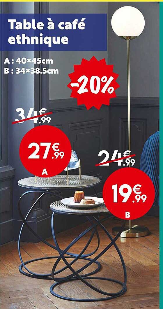 Table à Café Ethnique