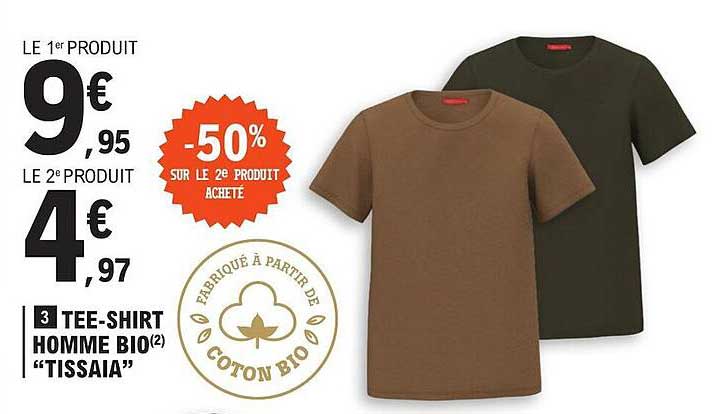 tee-shirt homme bio "tissaia"