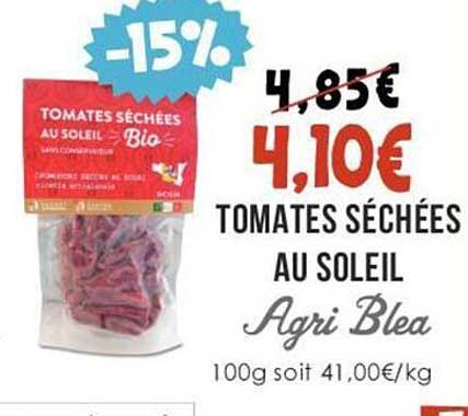tomates séchées au soleil agri blea