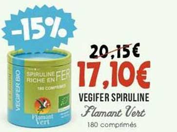 vegifer spiruline flamant vert