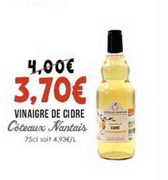 vinaigre de cidre côteaux nantais