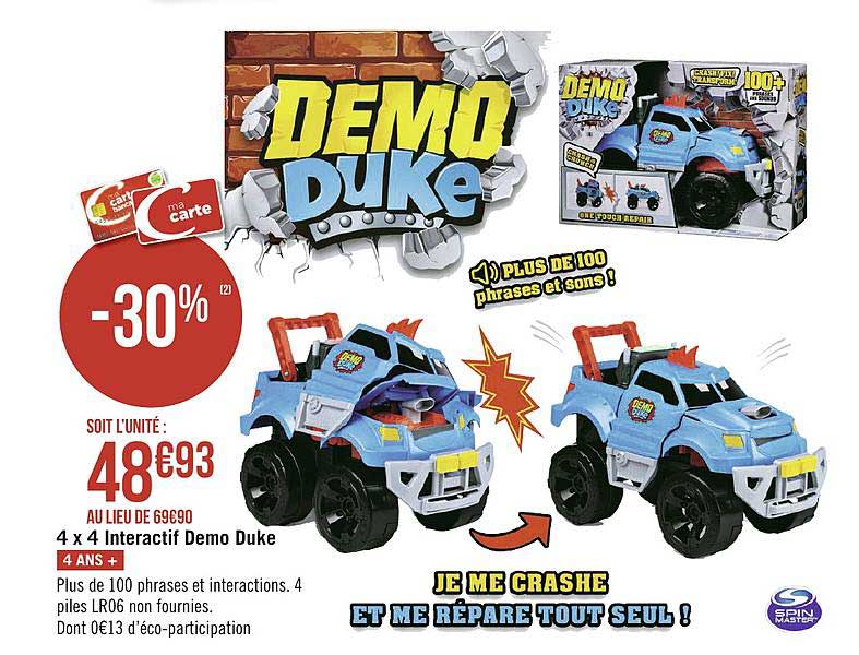 4 x 4 interactif demo duke