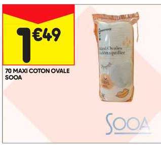 70 maxi coton ovale sooa