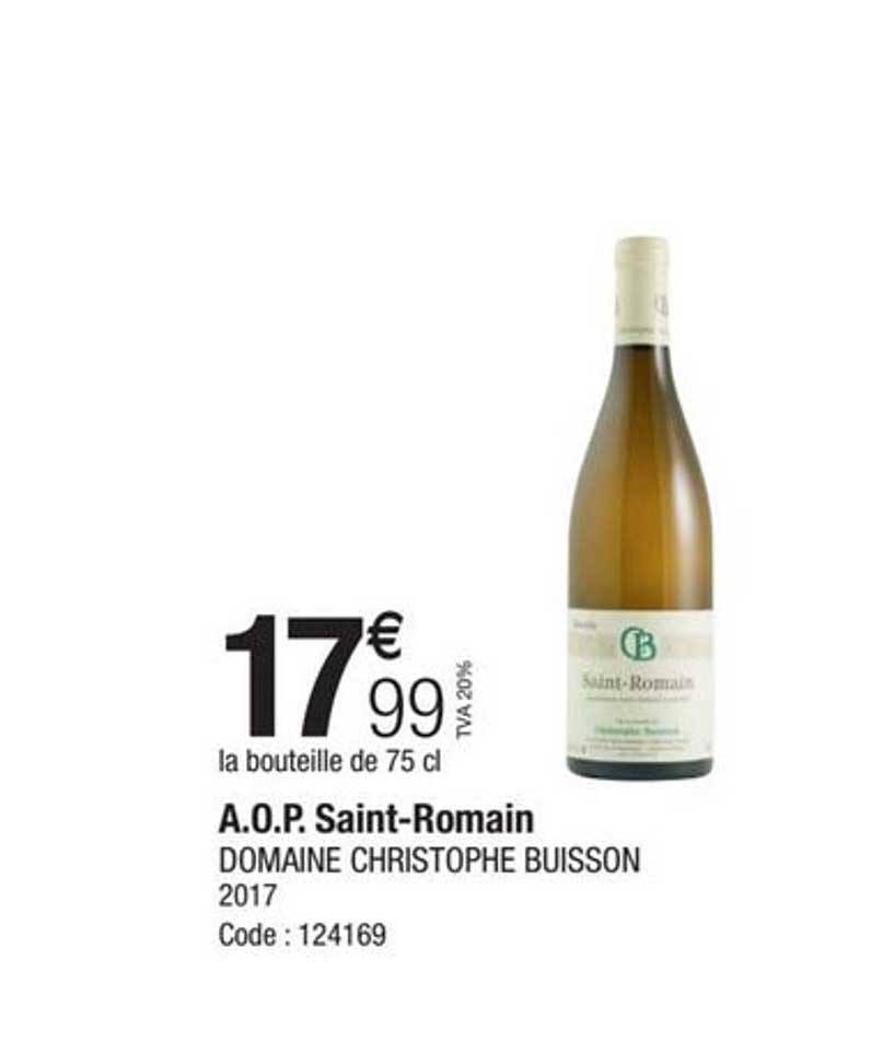 a.o.p. saint romain domaine christophe buisson