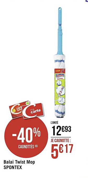 balai twist mop spontex