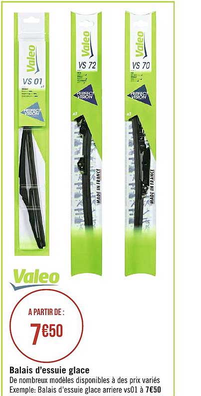 balais d'essuie glace