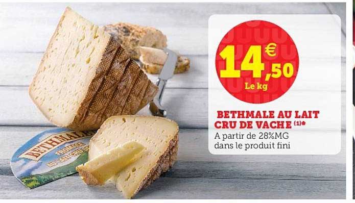 Bethmale Au Lait Cru De Vache