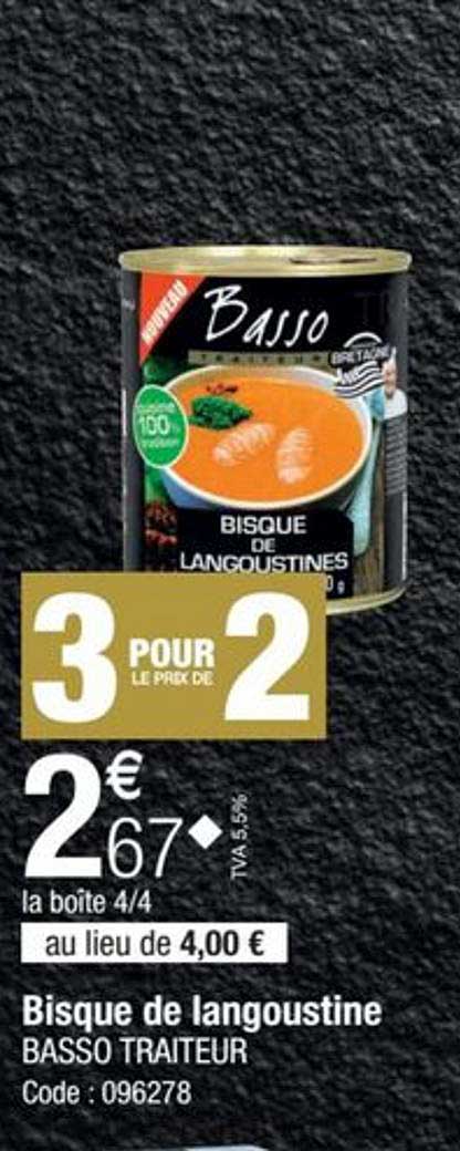 Bisque De Langoustine Basso Traiteur