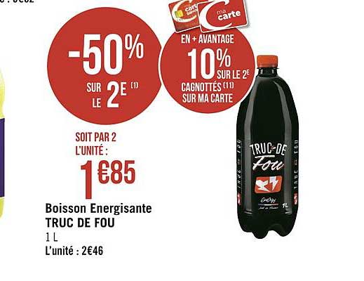 boisson énergisante truc de fou