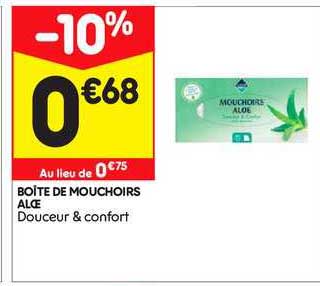 Boîte De Mouchoirs Aloe