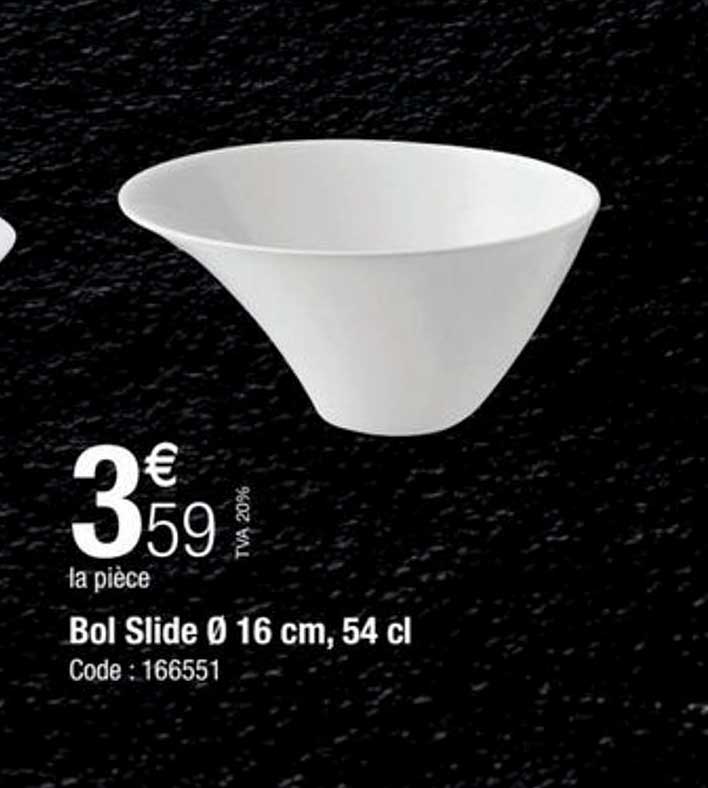 bol slide 16 cm, 54 cl