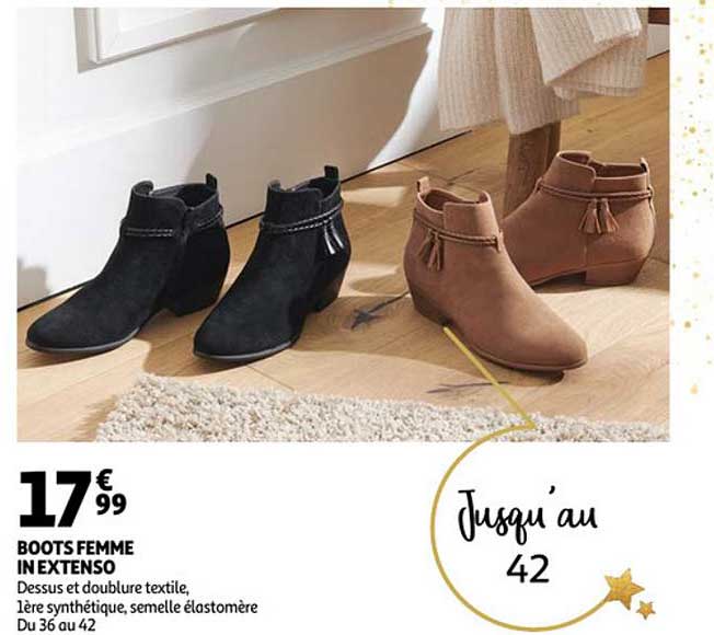 boots femme in extenso