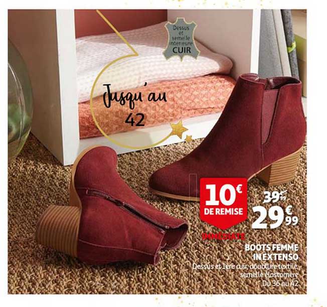 boots femme in extenso