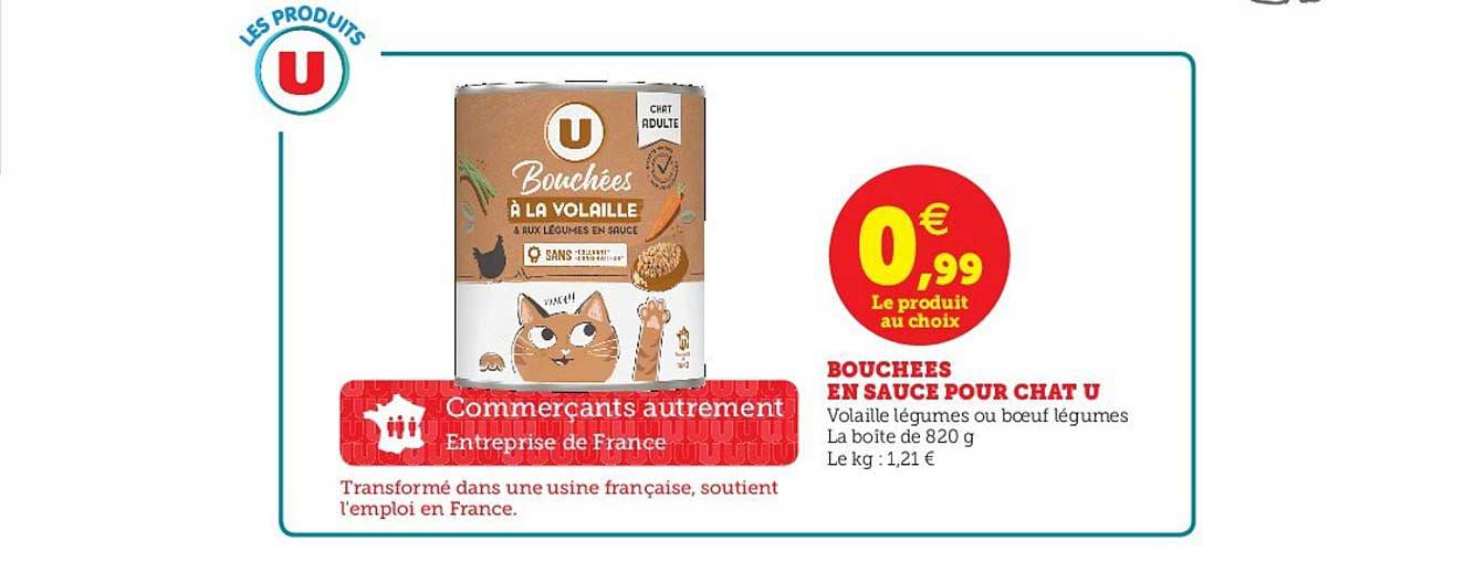 Bouchées En Sauce Pour Chat U