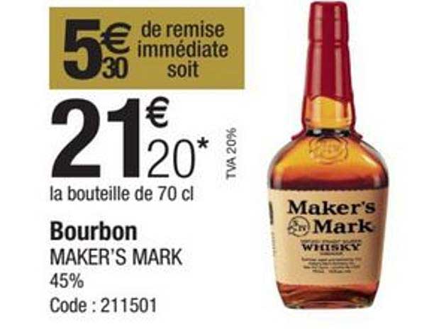 bourbon maker's mark 45%