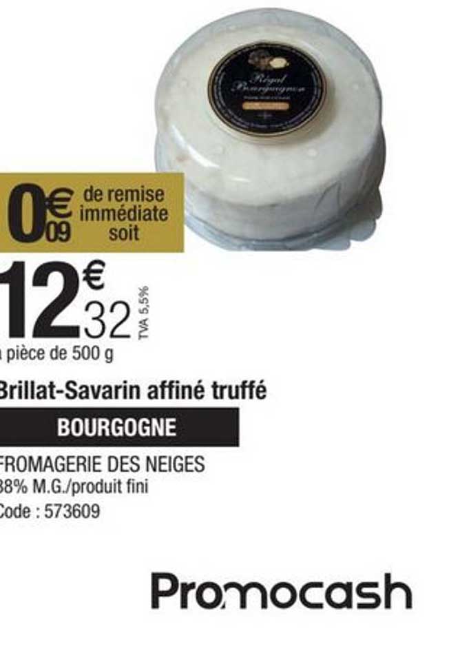 brillat-savarin affiné truffé fromagerie des neiges bourgogne