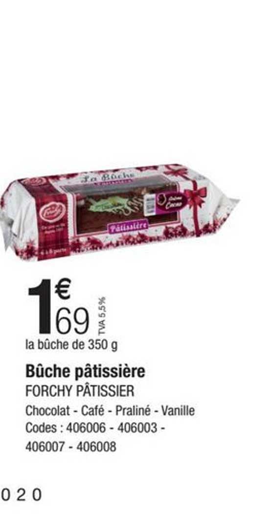 bûche pâtissière forchy pâtissier