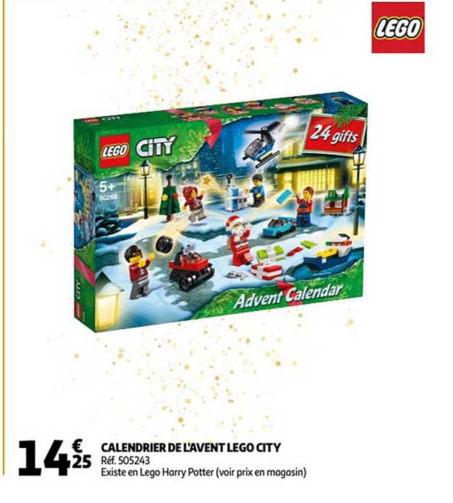 calendrier de l'avent lego city