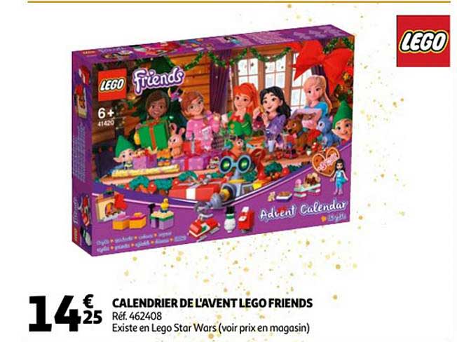calendrier de l'avent lego friends
