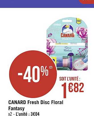 canard fresh disc floral fantasy