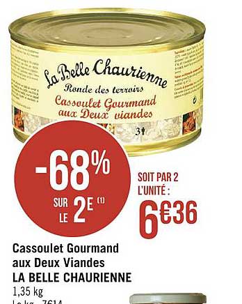 cassoulet gourmand aux deux viandes la belle chaurienne