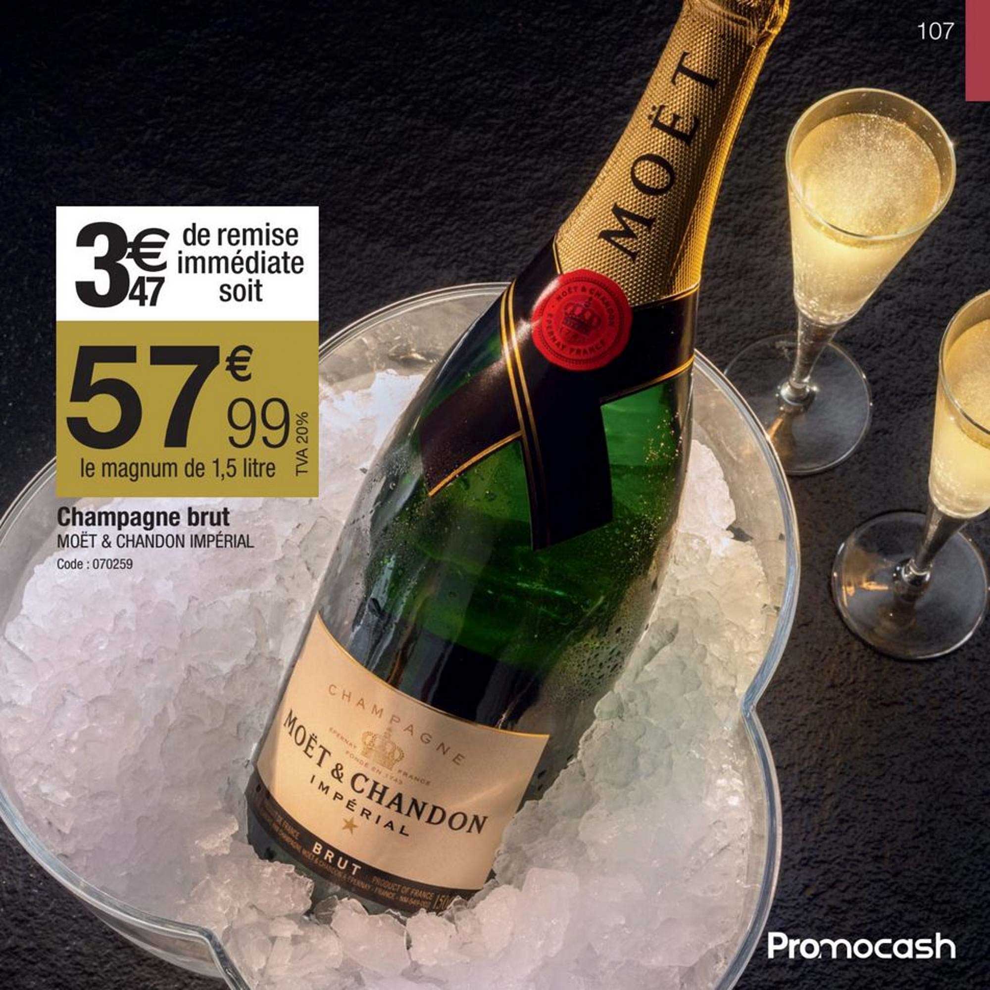 champagne brut moët & chandon impérial