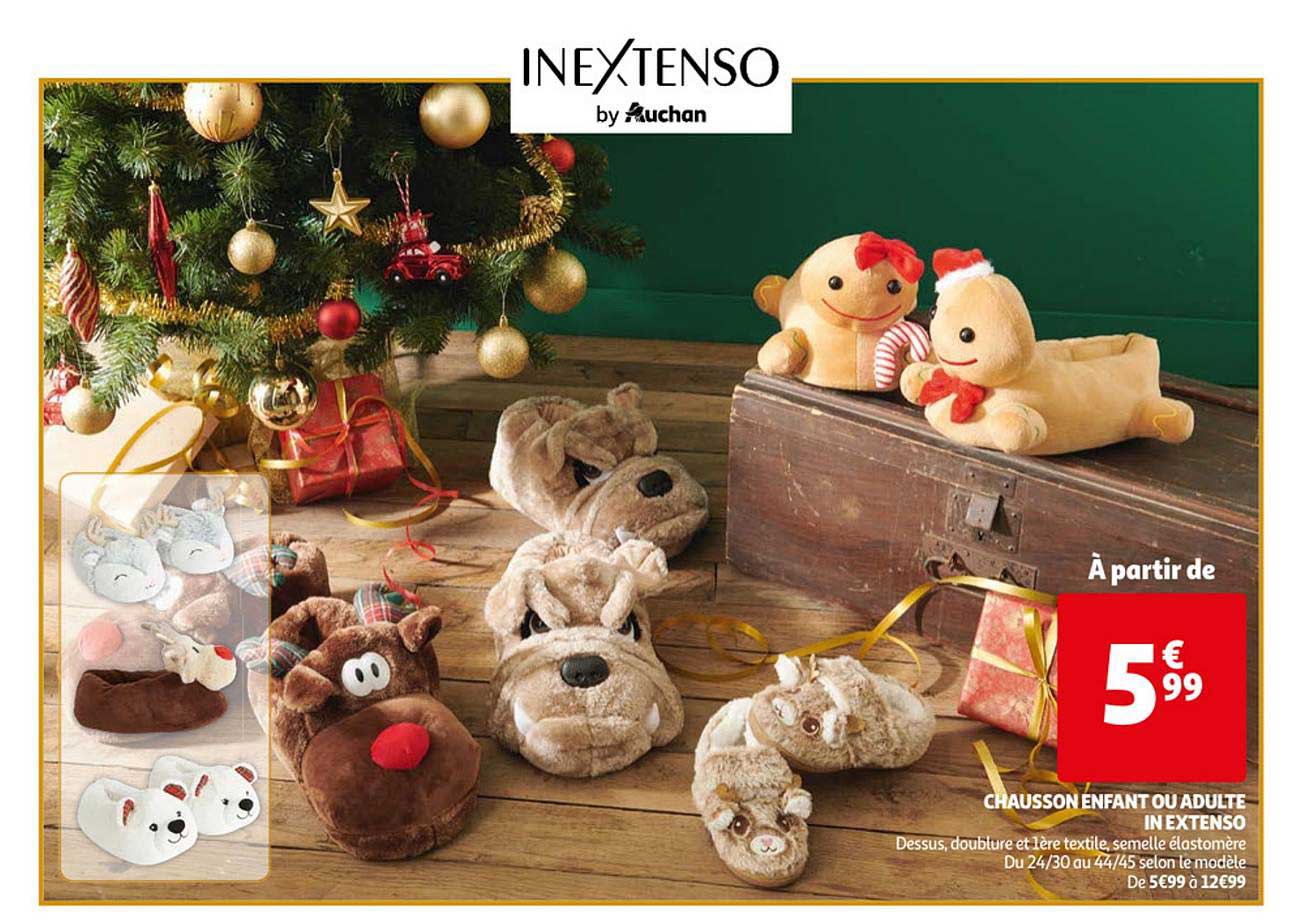 chausson enfant ou adulte in extenso