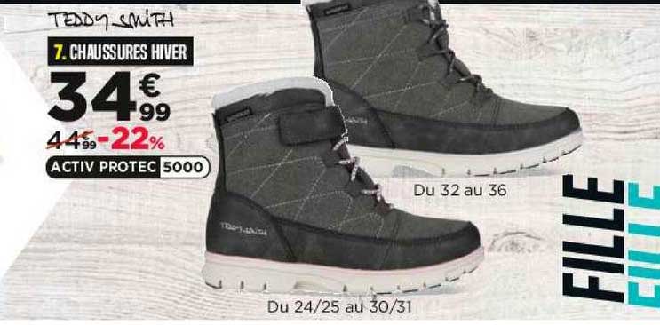 chaussure hiver teddy smith