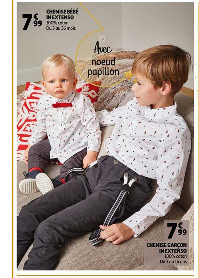 chemise bébé in extenso chemise garçon in extenso