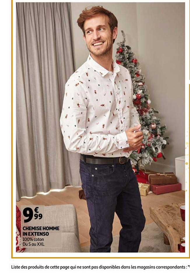 chemise homme in extenso