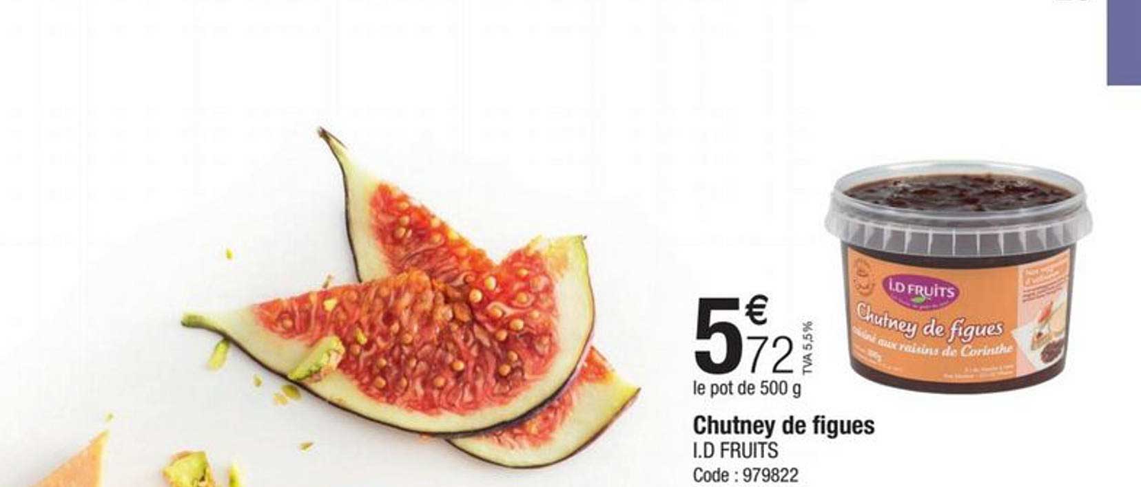 chutney de figues i.d fruits