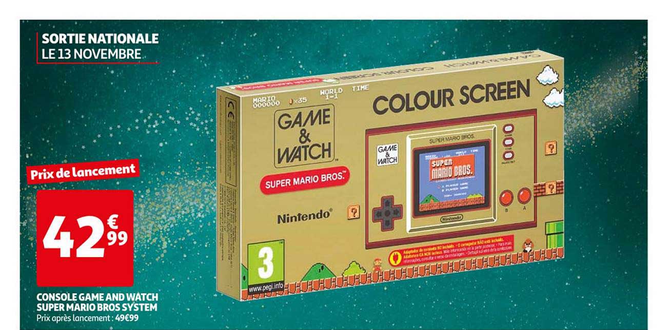 console game and watch super mario bros system