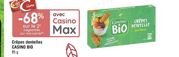 Crêpes Dentelles Casino Bio