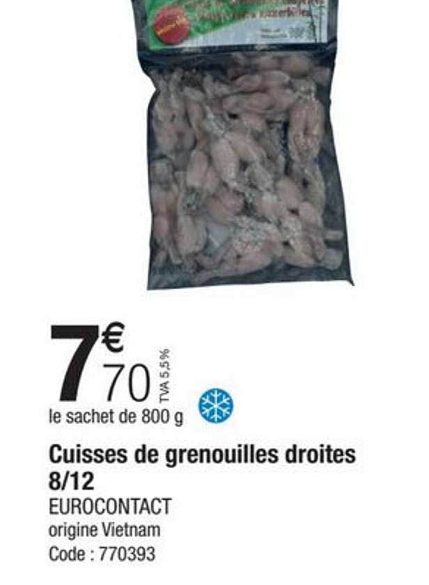 cuisses de grenouilles droites 8-12 eurocontact