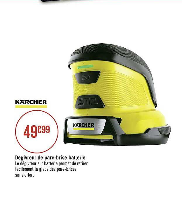 dégivreur de pare-brise batteri