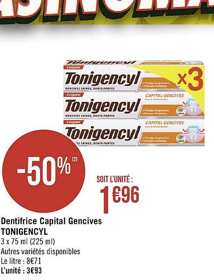 dentifrice capital gencives tonigencyl