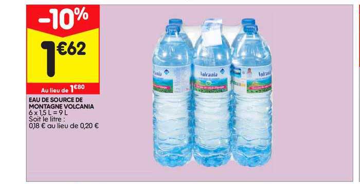 Eau De Source De Montagne Volcania