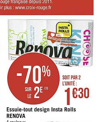 essuie-tout design insta rolls renova