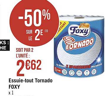 essuie-tout tornado foxy