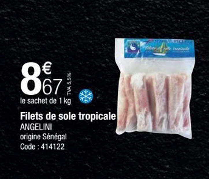 Filets De Sole Tropicale Angelini